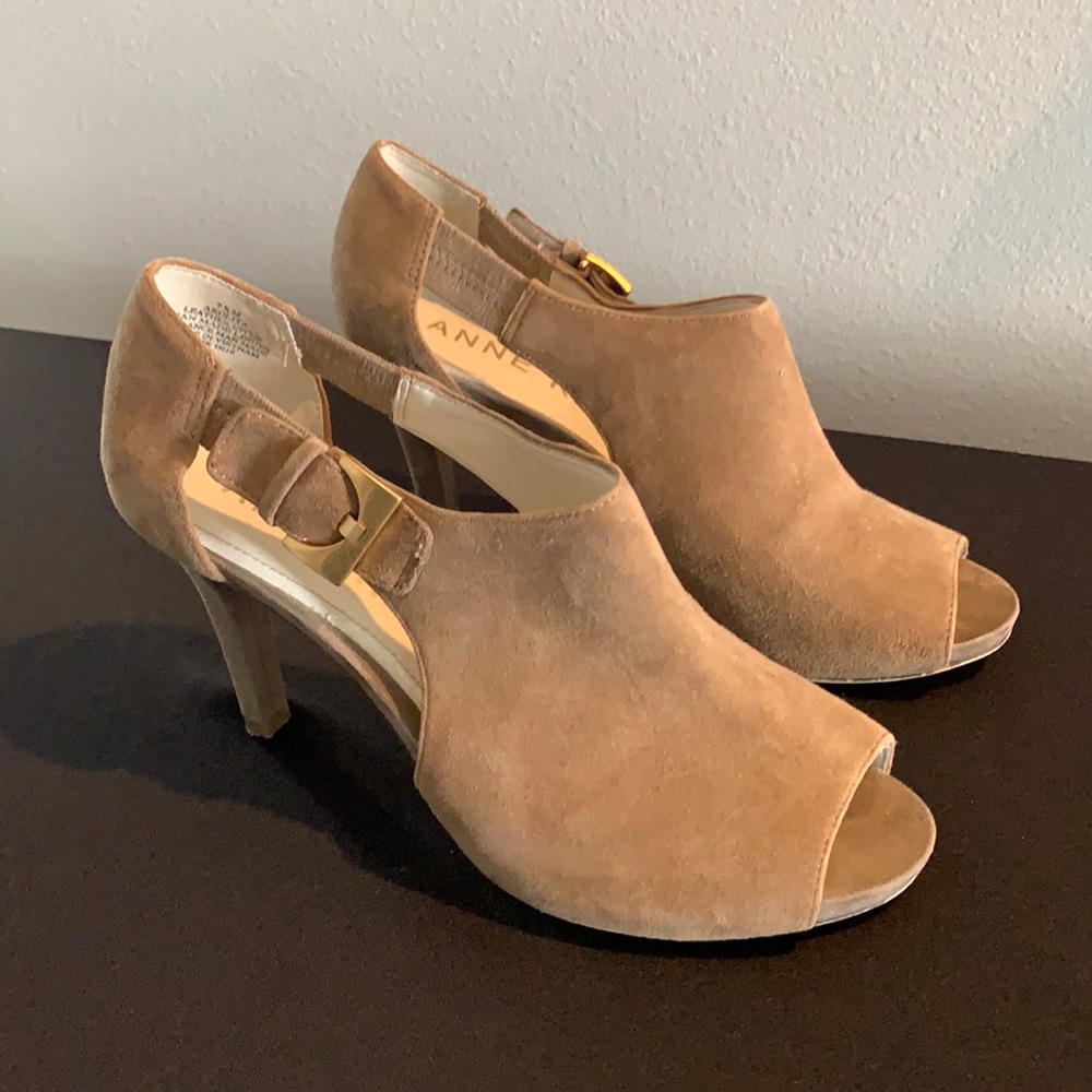 Anne Klein open toe heels